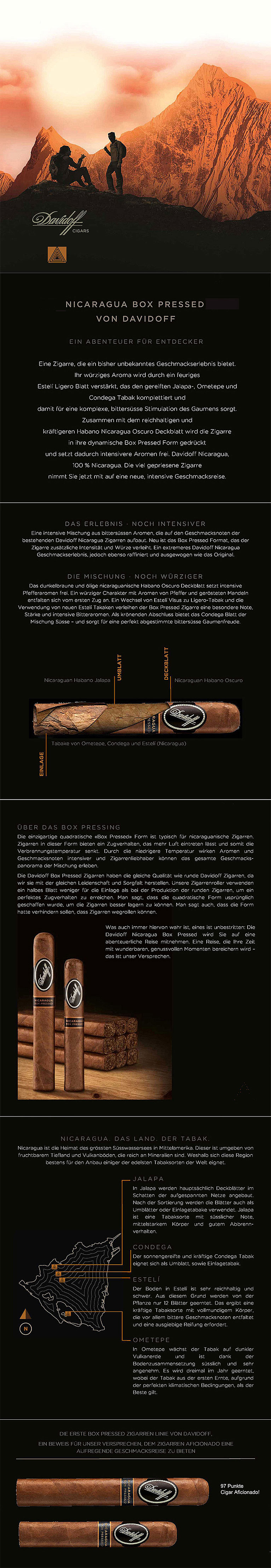 Davidoff Nicaragua Box Pressed Zigarren